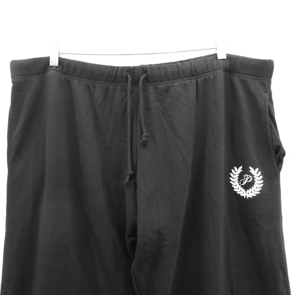 Victorias‎ Secret XXL Everyday Fleece Sweatpants Black Jogger Wide Leg PINK 2XL - Picture 3 of 8